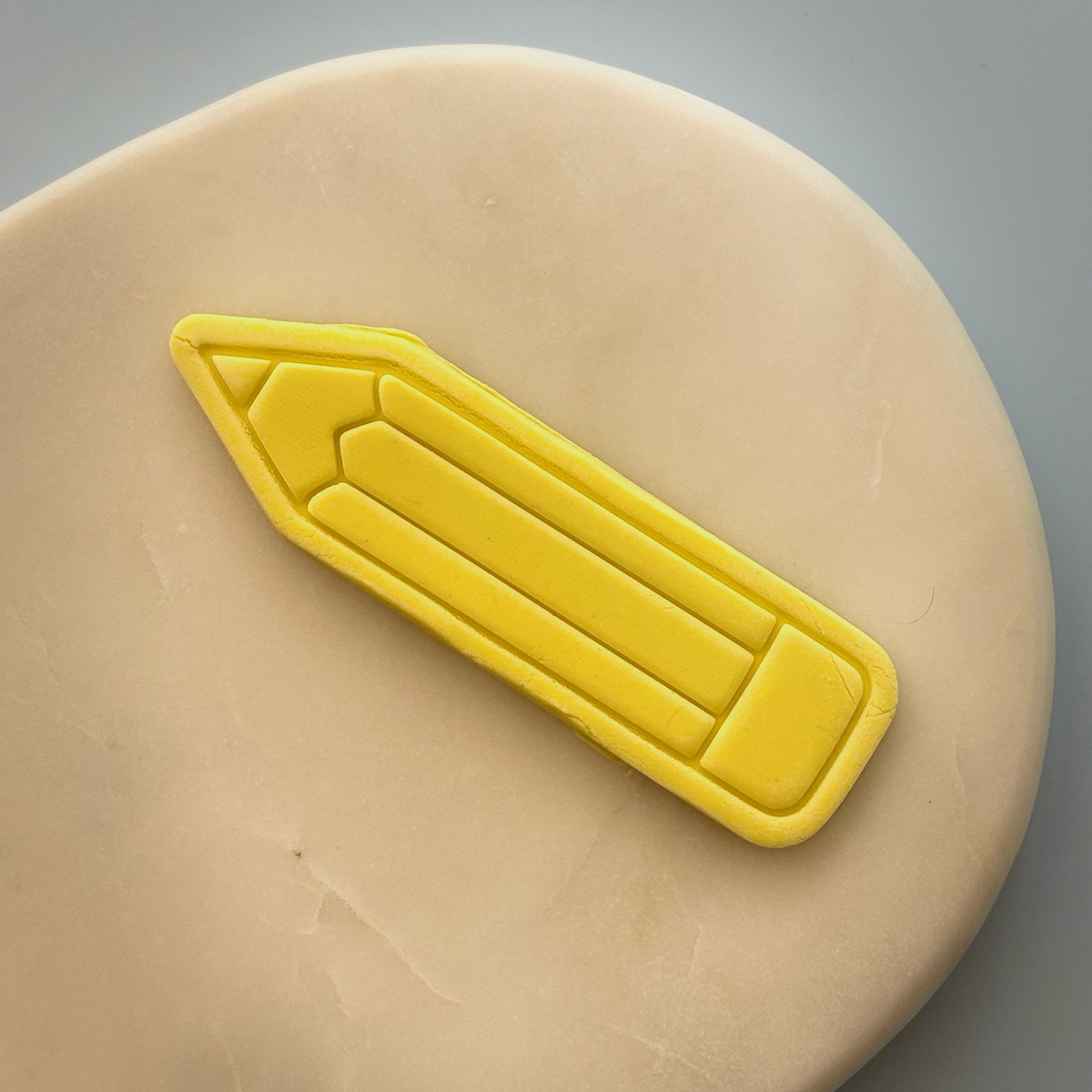 Pencil Cookie Cutter & Fondant Embosser