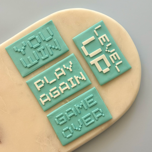 Arcade games set Cookie Debossor & Cutter