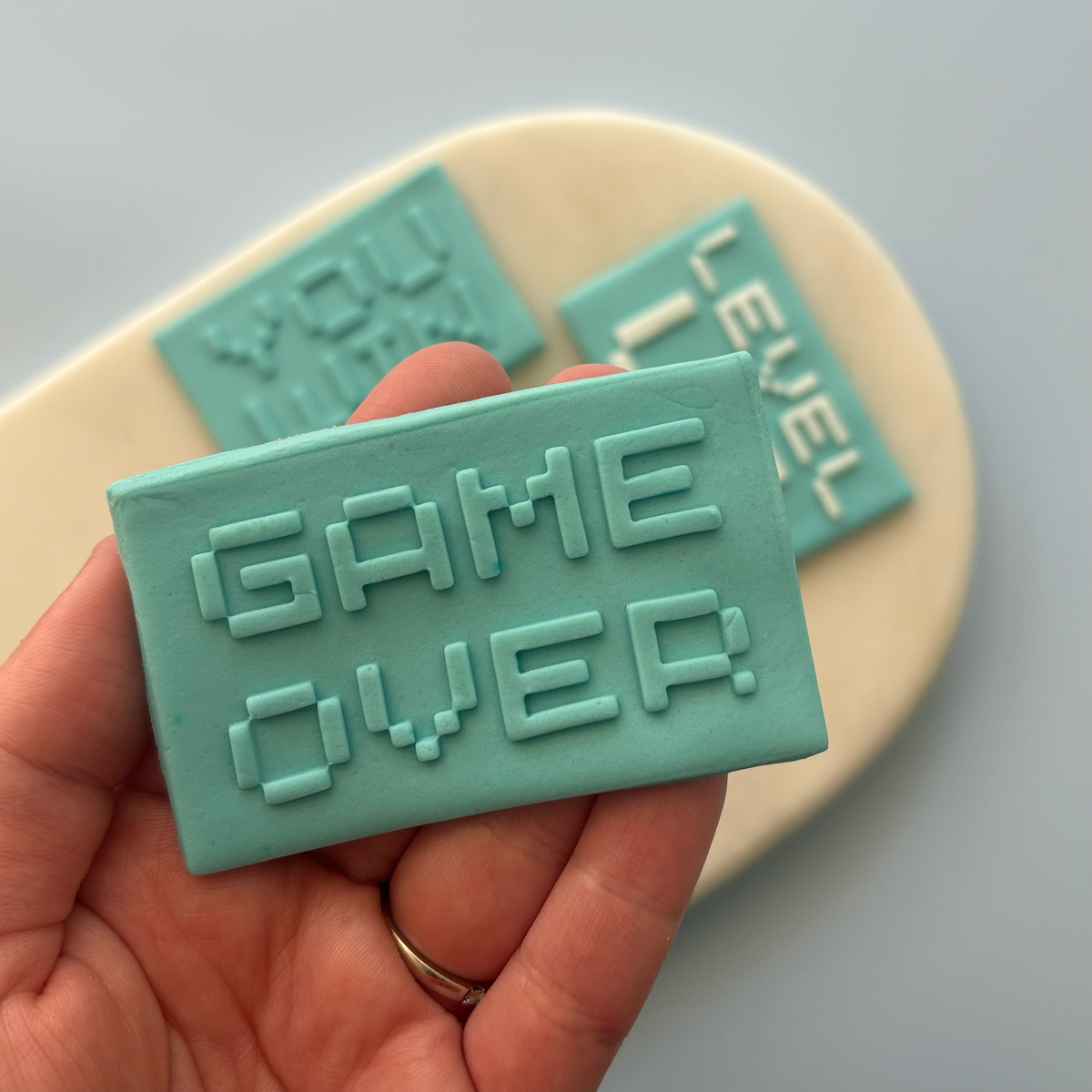 Arcade games set Cookie Debossor & Cutter