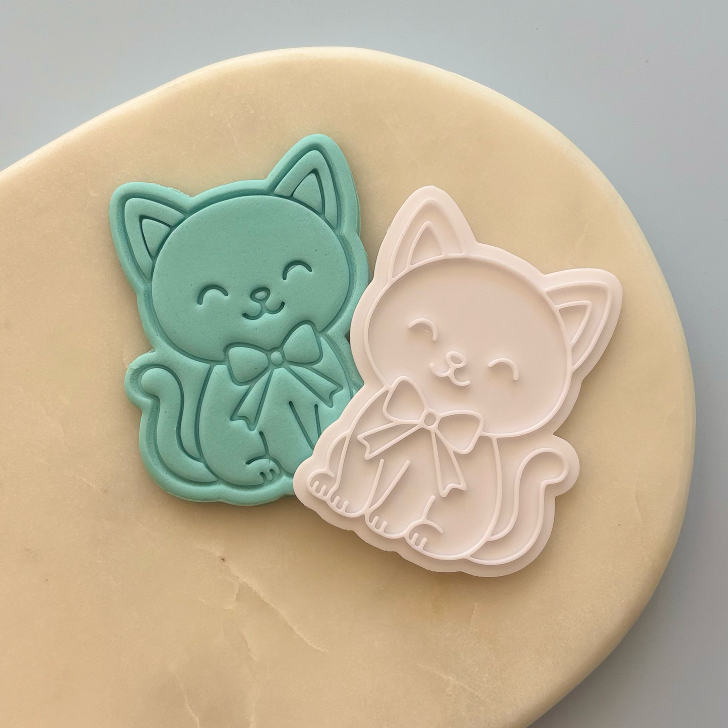 Black cat Cookie Stamp & Cutter