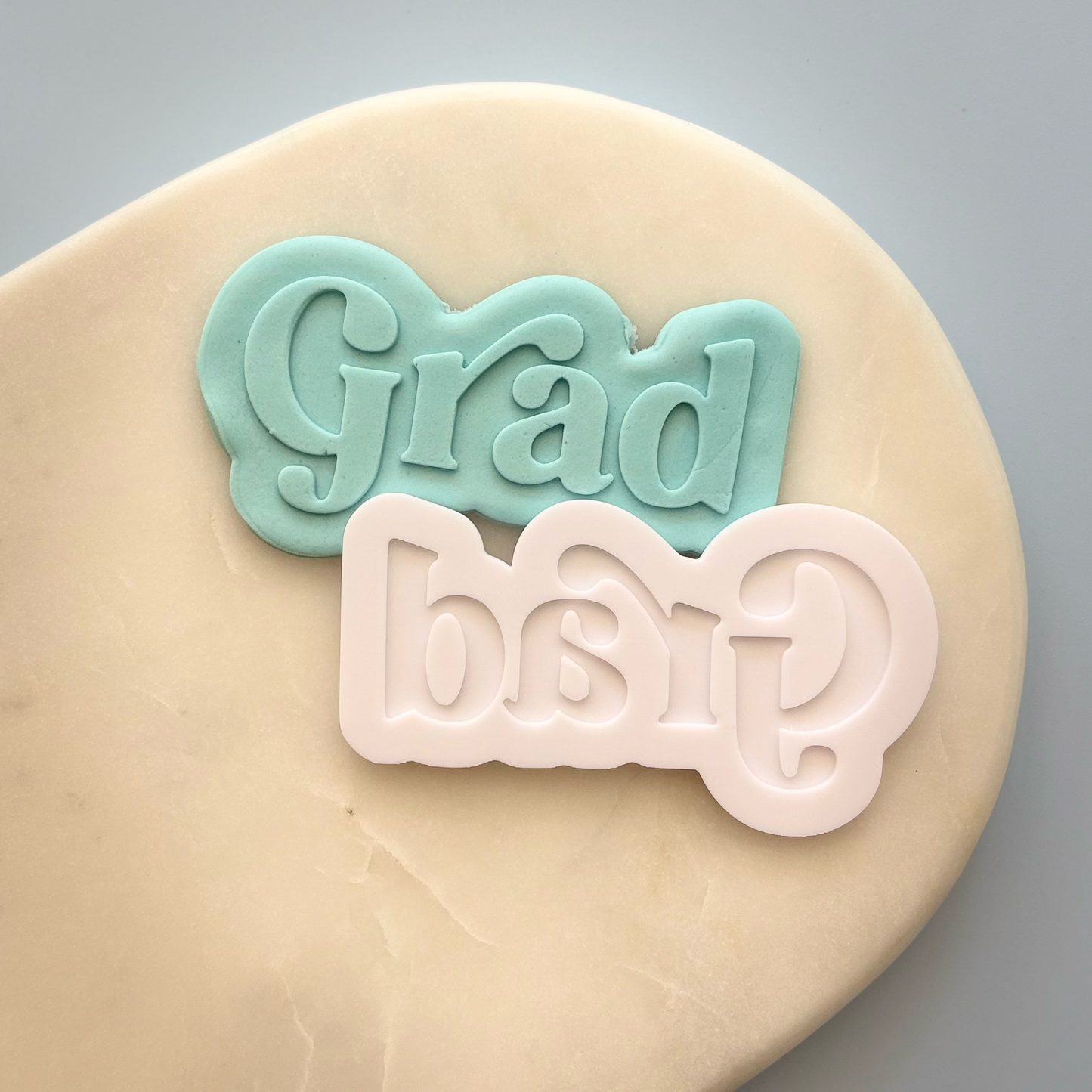 Grad Cookie Debossor & Cutter