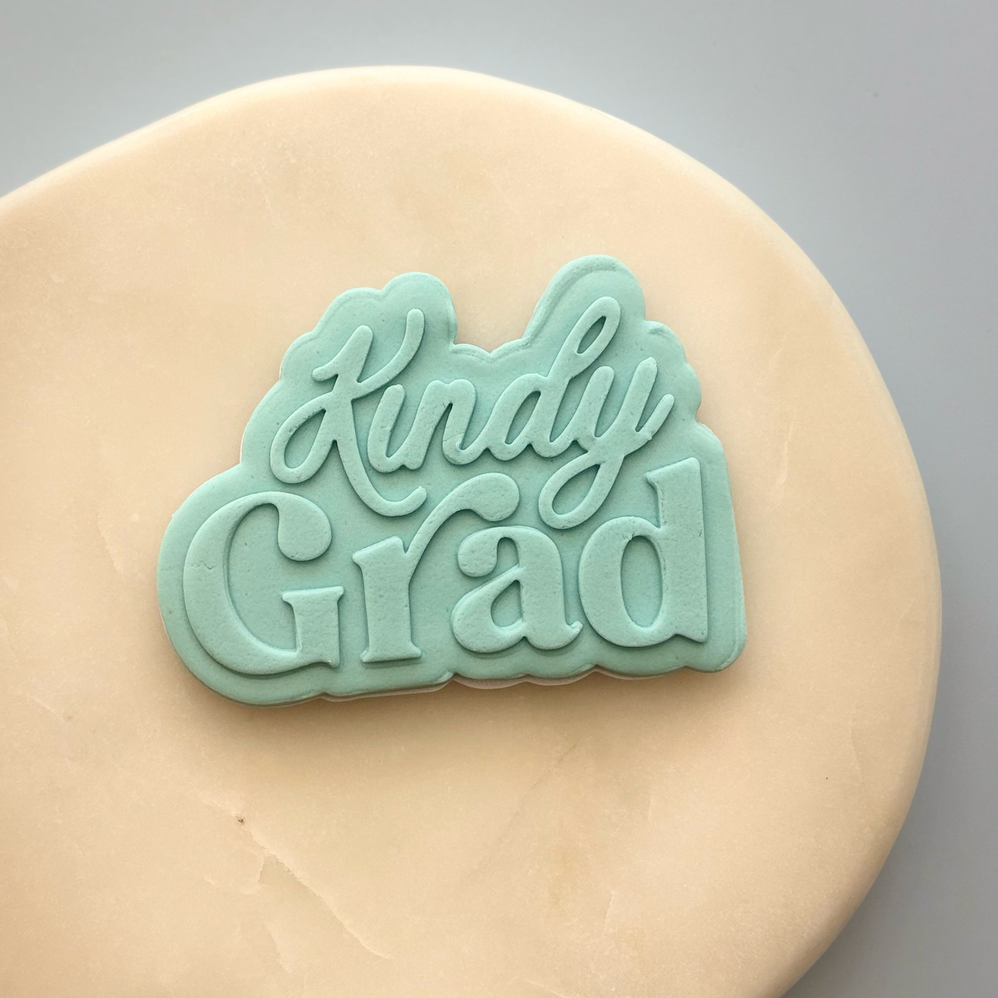 Kindy Grad Cookie Debossor & Cutter