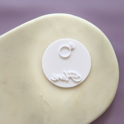 Hens - Blank  Fondant Embosser
