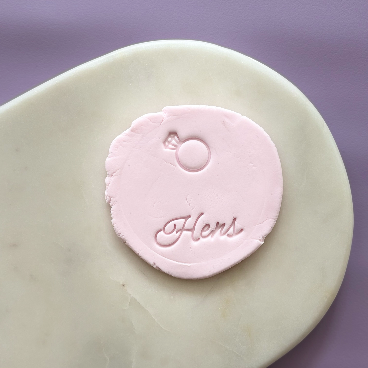 Hens - Blank  Fondant Embosser