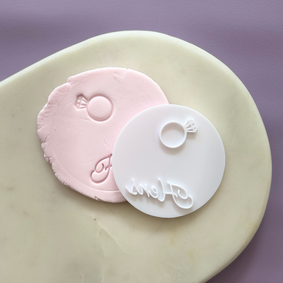 Hens - Blank  Fondant Embosser