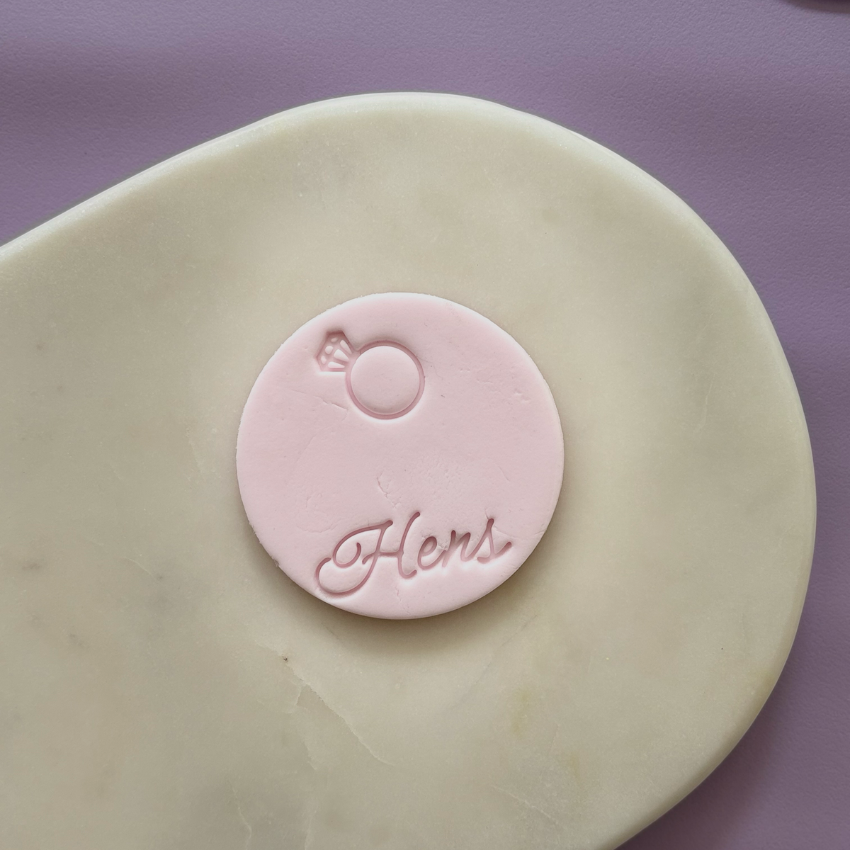 Hens - Blank  Fondant Embosser