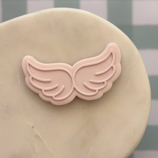 Angel Wings Cookie Debossor & Cutter
