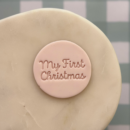 My First Christmas Cookie Stamp