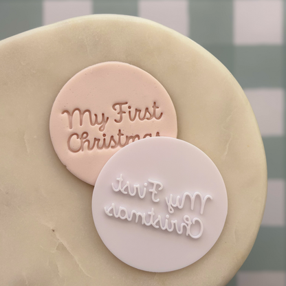 My First Christmas Cookie Stamp