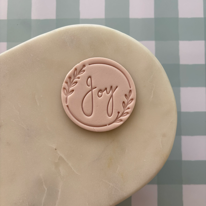Joy Cookie Stamp