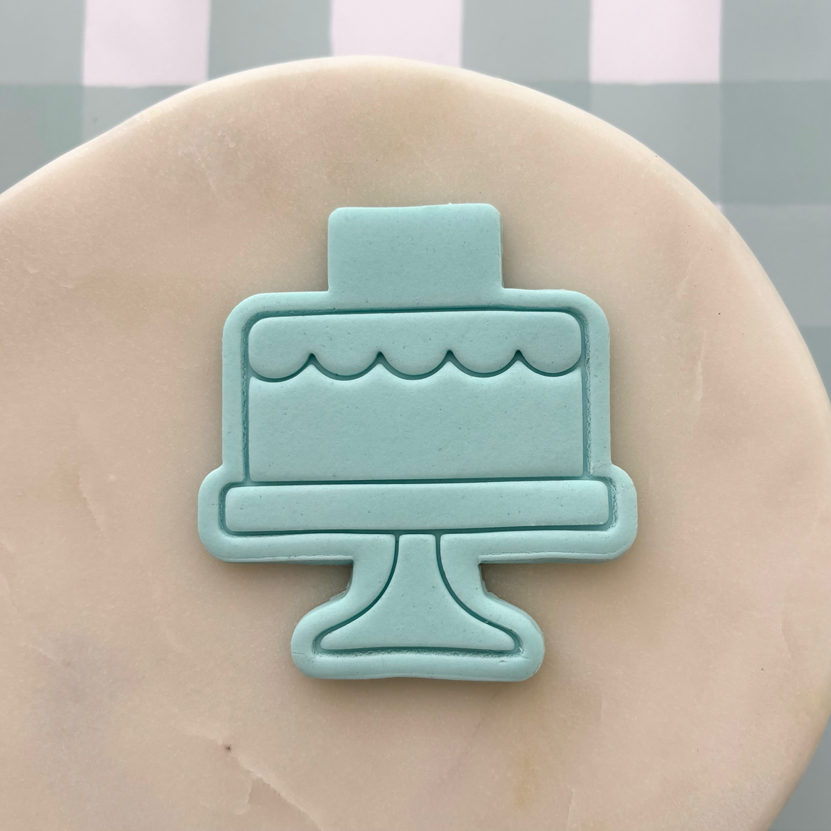 Blank Cake Cookie Stamp & Cutter