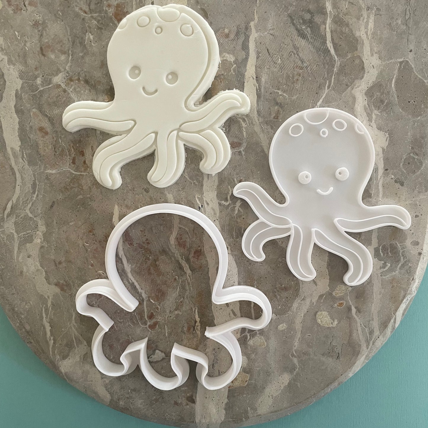 Octopus Cookie Cutter & Fondant Embosser