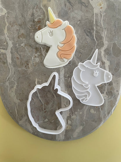 Unicorn Cookie Cookie Cutter & Fondant Embosser