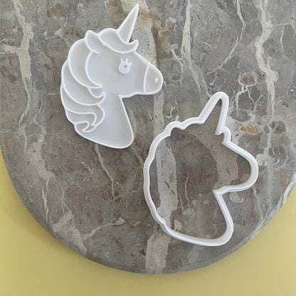 Unicorn Cookie Cookie Cutter & Fondant Embosser