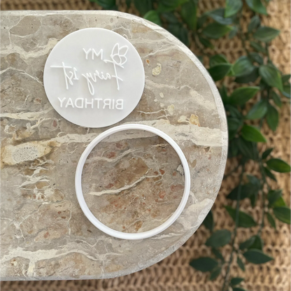 Fairy 1st Birthday Cookie Cutter & Fondant Embosser