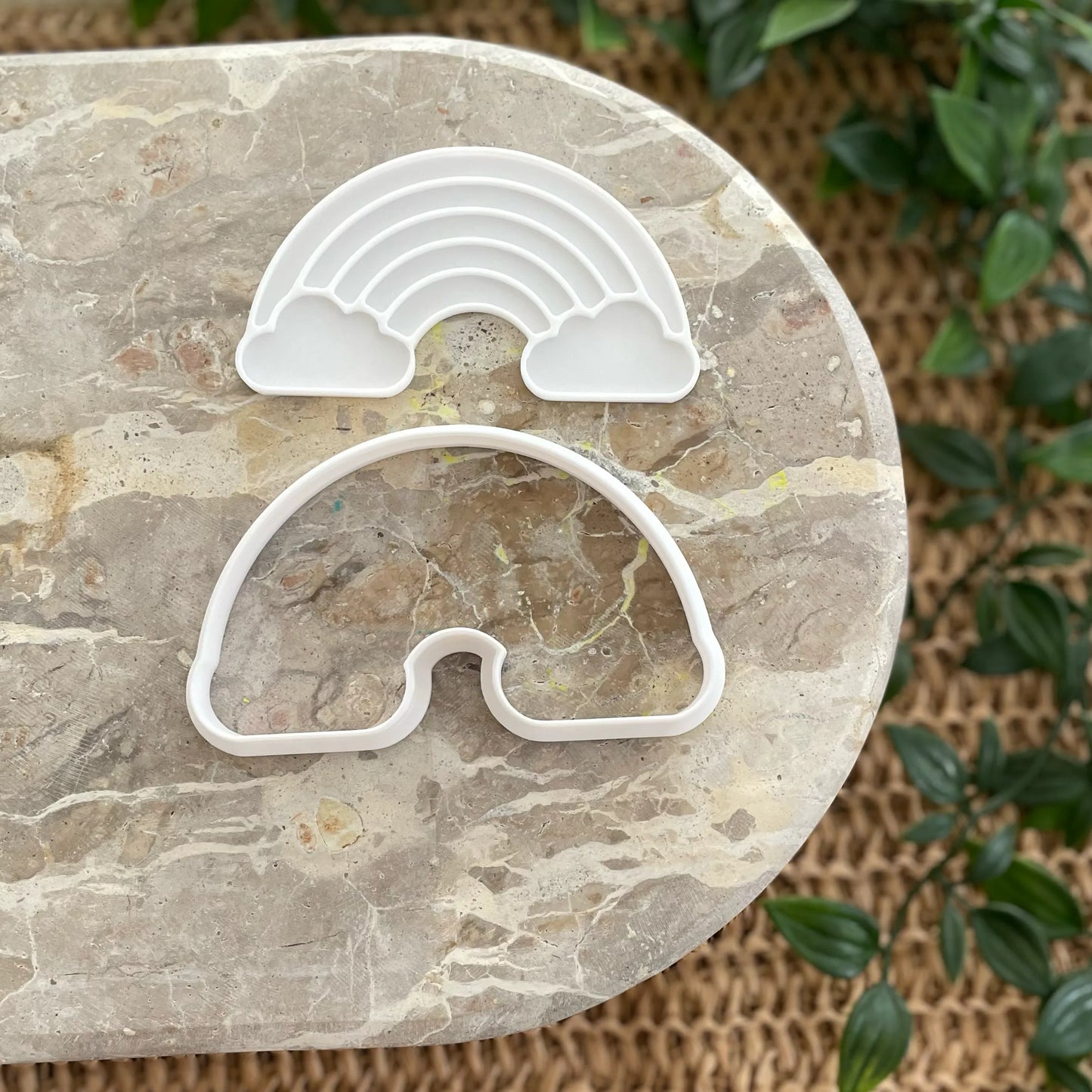 Rainbow Cookie Cutter & Fondant Embosser