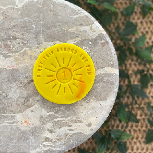 First Trip Around the Sun Fondant Embosser