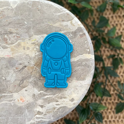Astronaut Cookie Cutter & Fondant Embosser
