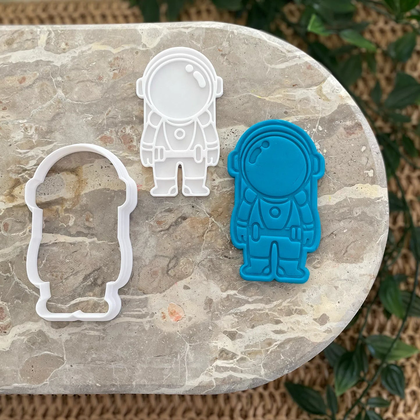 Astronaut Cookie Cutter & Fondant Embosser