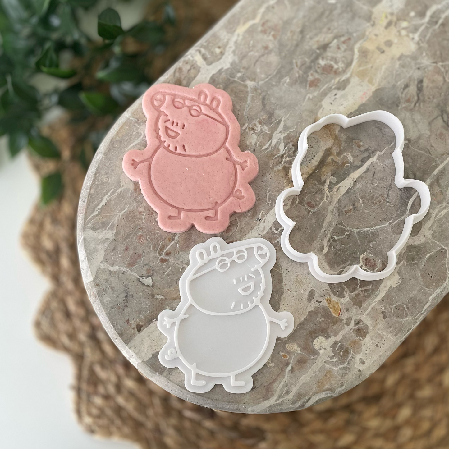 Peppa pig Cookie Stamp & Cutter