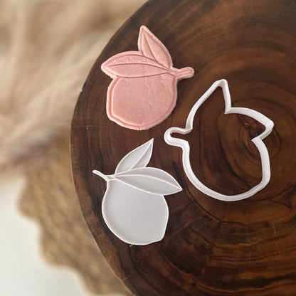 Whole Lemon Cookie Cutter & Fondant Embosser