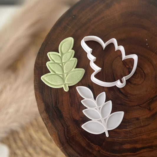 Leaf Cookie Cutter & Fondant Embosser