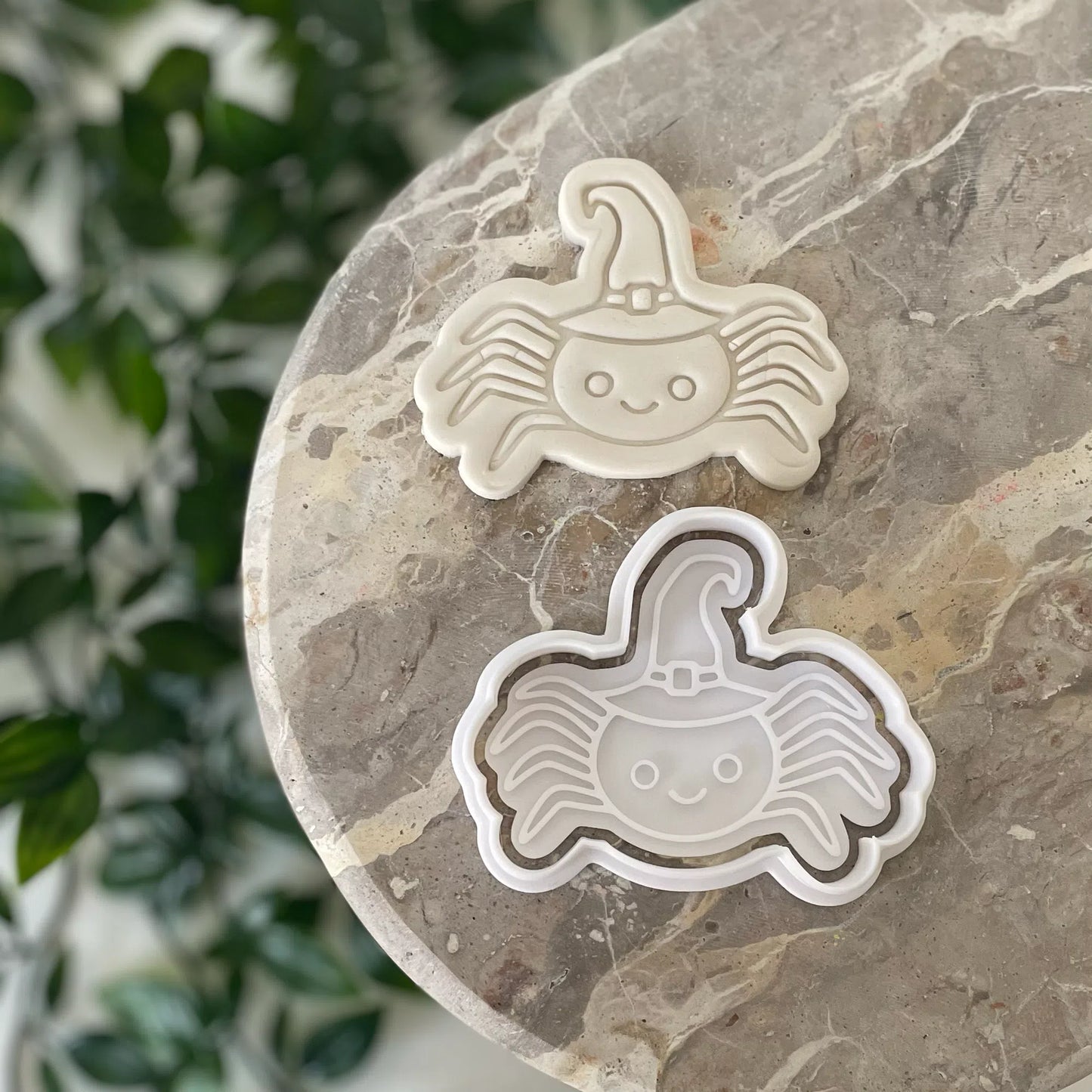Spider with Halloween hat Cookie Cutter & Fondant Embosser