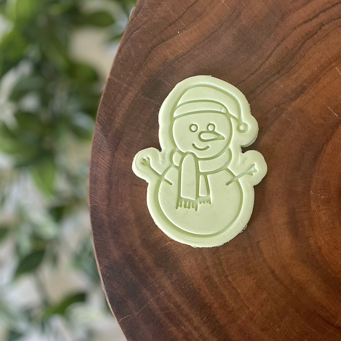 Snow Man Cookie Cutter & Fondant Embosser