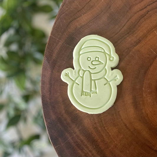 Snow Man Cookie Cutter & Fondant Embosser