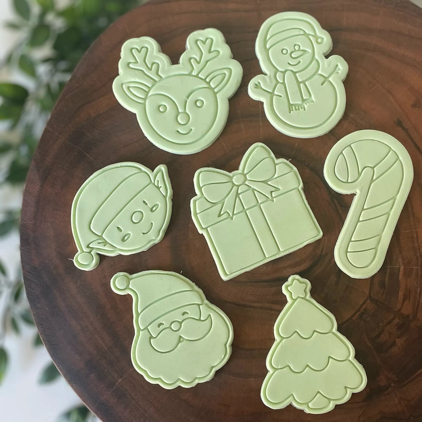 Christmas Character SET Cookie Cutters & Fondant Embossers