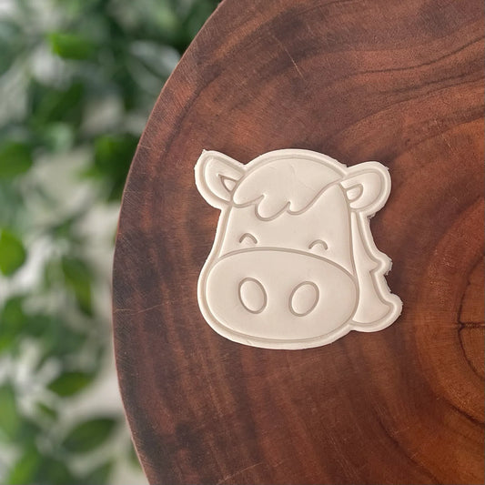 Cute Horse Cookie Cutter & Fondant Embosser