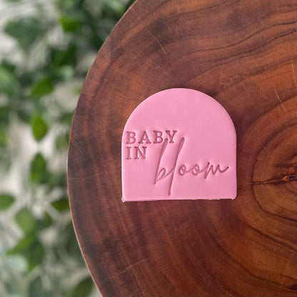 Baby in Bloom Cookie Cutter & Fondant Embosser