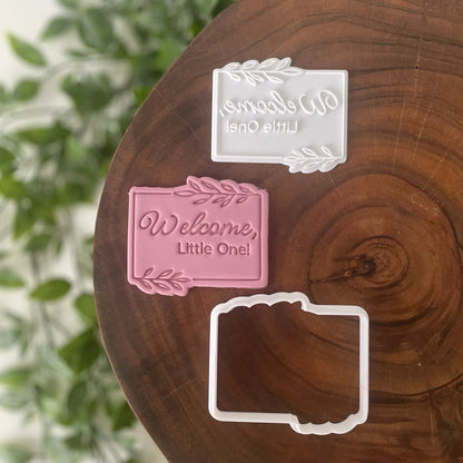 Welcome Little One Cookie Cutter & Fondant Embosser