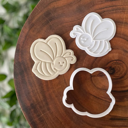 Bee Cookie Cutter & Fondant Embosser