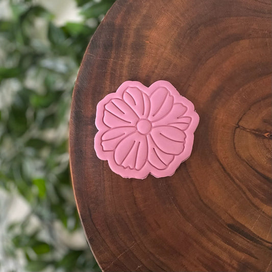 Marigold flower Cookie Cutter & Fondant Embosser