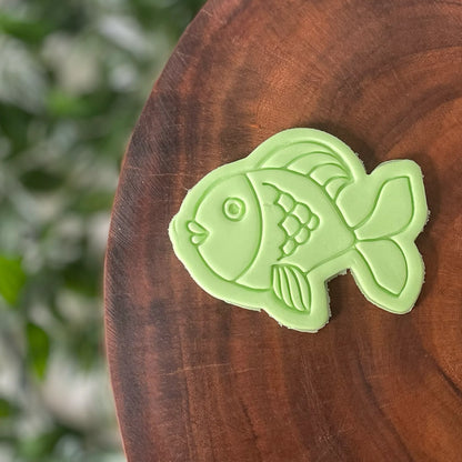 Rainbow Fish Cookie Cutter & Fondant Embosser