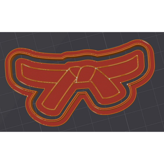 Karate Belt Cookie Cutter & Fondant Embosser