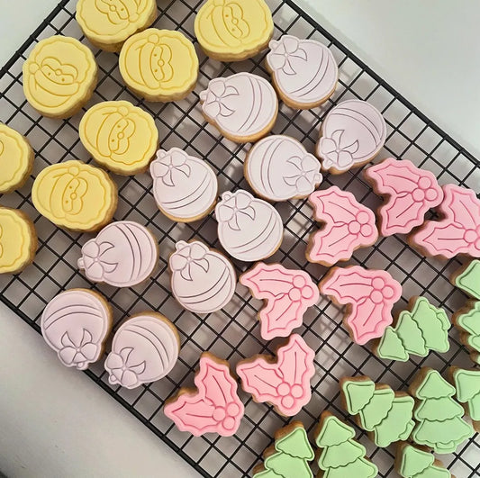 Christmas Mini SET Cookie Cutter & Fondant Embosser