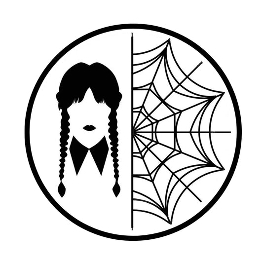 Wednesday Outline with web Fondant Embosser