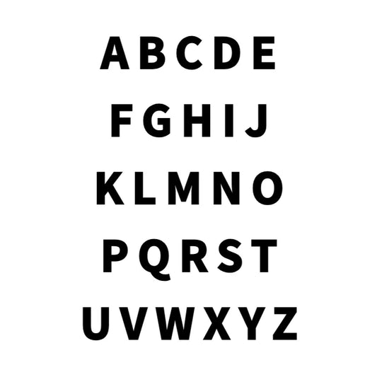 Letter fondant Cutter