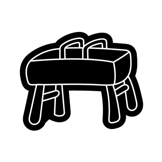 Balance Beam - Gymnastics Cookie Cutter & Fondant Embosser