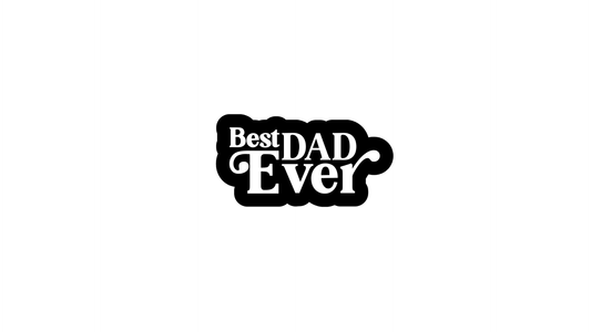 Best Dad Ever Cookie Debossor & Cutter