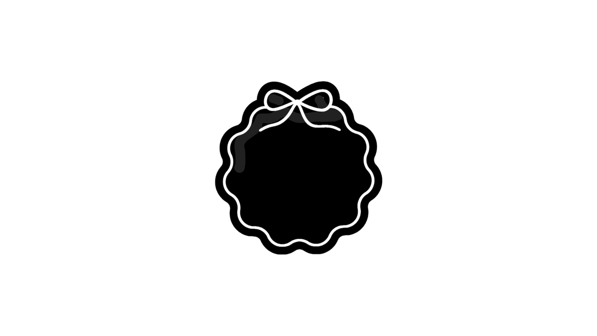 Wavy Bow Border Cookie Stamp & Cutter