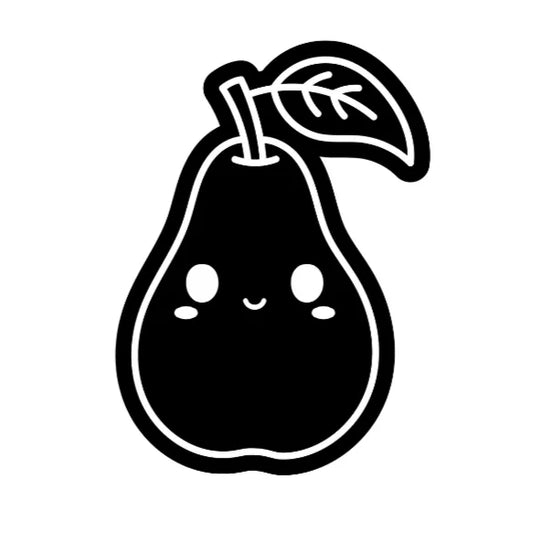 Pear Cookie Cutter & Fondant Embosser