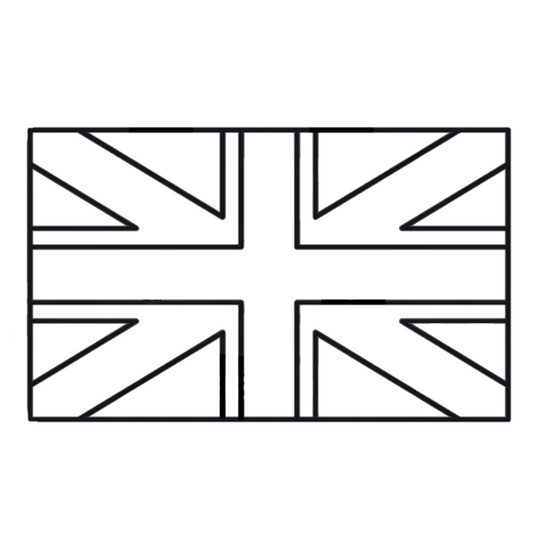 British Flag Cookie Cutter & Fondant Embosser