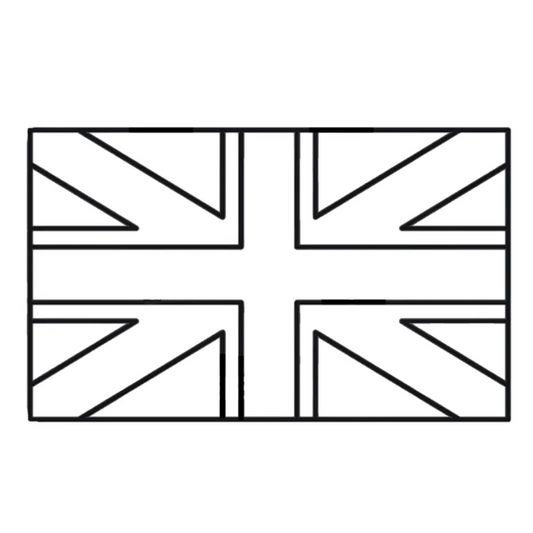 British Flag Cookie Cutter & Fondant Embosser