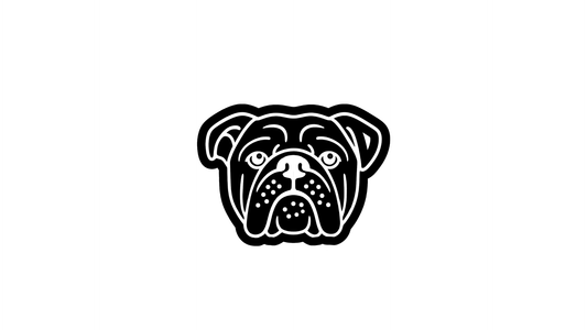 Bull Dog Face Cookie Cutter & Fondant Embosser