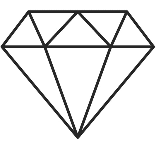 Diamond Cookie Cutter & Fondant Embosser