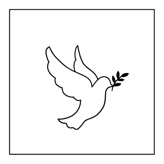 Dove of Peace Fondant Debosser