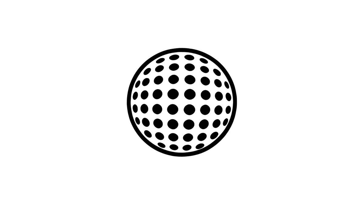 Golf ball Cookie Stamp